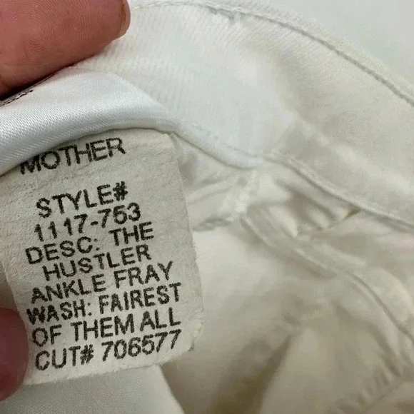 MOTHER The Hustler Ankle Fray Fairest Of Them All B1352